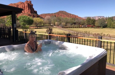 Woman-in-Hottub